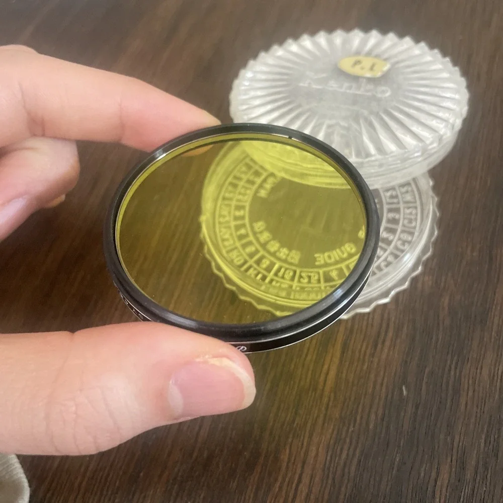 Kenko SY48-2 55mm Y2 Yellow Lens Filter Made In Japan